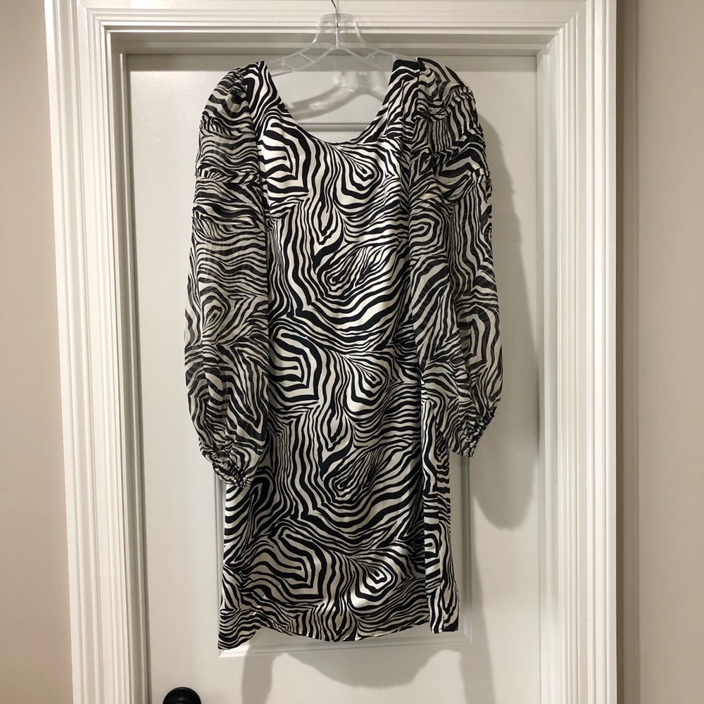 ABS Collection Zebra Shift Dress